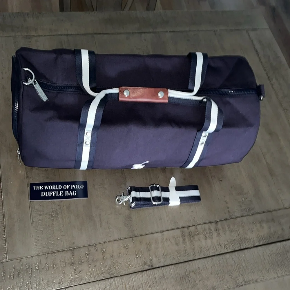 World of Polo Duffel Bag-NEW